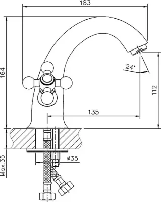 Смеситель Haiba HB1019