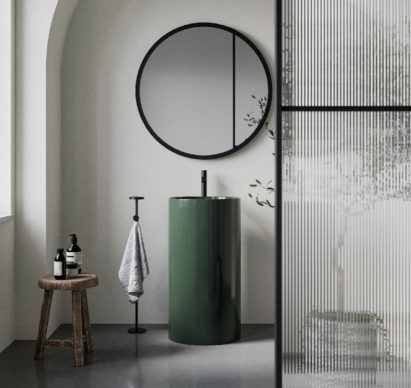 NicDesign \ OVVIO \  Умывальник отдельностоящий\ 45*85h \ Синий
