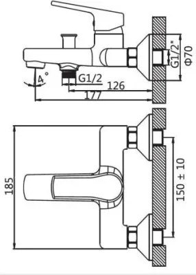 Смеситель AV Engineering AVHOB3-A163-690