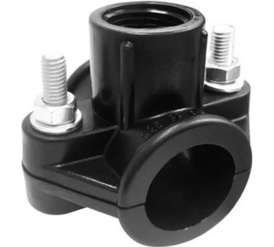 Седло зажимное с вр для п/э ду 25х3/4" valfex