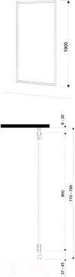 Душевая стенка Kolo Geo 6 / GSKS80222003
