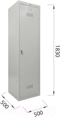 Шкаф металлический Brabix LK 11-50 / 291132