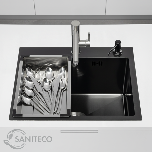 Мойка кухонная Saniteco 5045 PVD