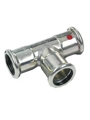 Тройник sanha-therm press 28х22х28 арт. 124130282228
