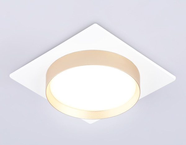 Точечный светильник Ambrella TN5230 WH/GD