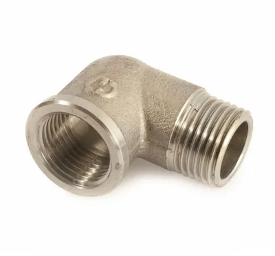 Угольник латунный никел. мр ду 25 (1") general fittings