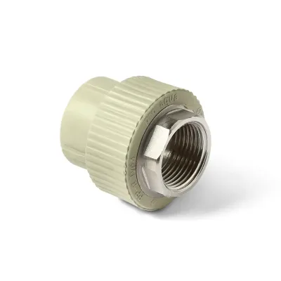 П/п муфта комб. под ключ вр 40х1 1/4" серая pro aqua
