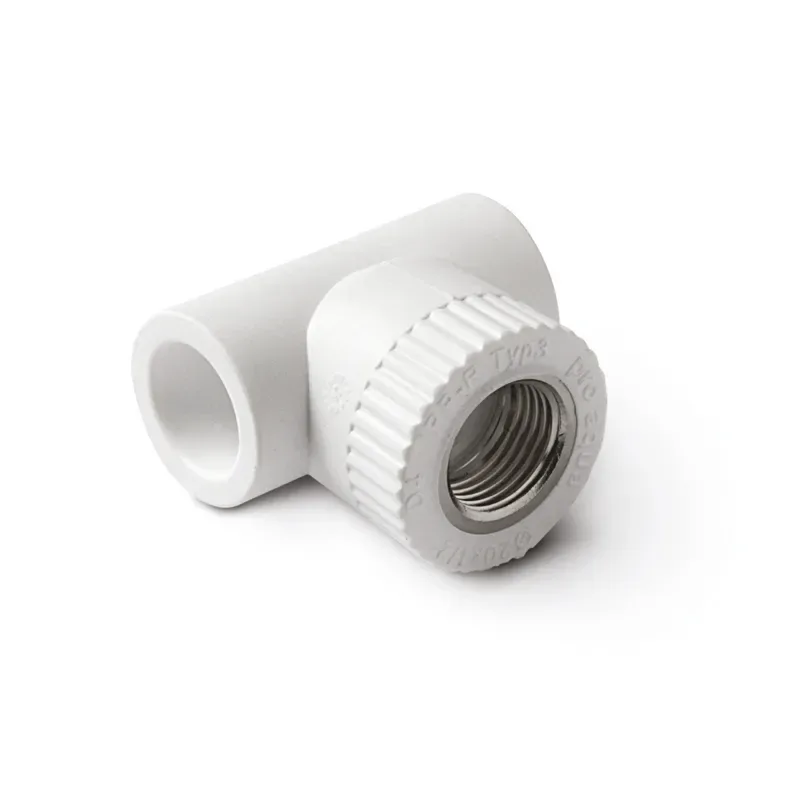 П/п тройник комб. вр 32х1/2" белый pro aqua