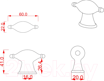 Ручка для мебели Cebi A4124 МР11