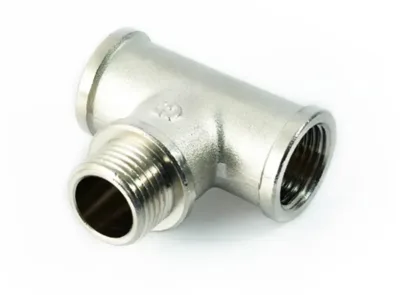 Тройник латунный никел. мрм ду 20 (3/4") general fittings