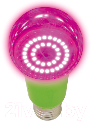 Лампа для растений Uniel LED-A60-15W/SPSB/E27/CL PLP30GR / UL-00004582