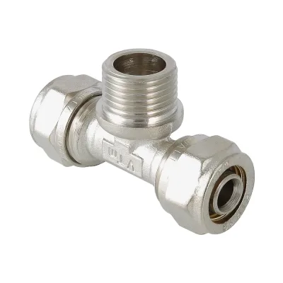 М/п тройник никел. нр 32х1 1/4"х32 valtec