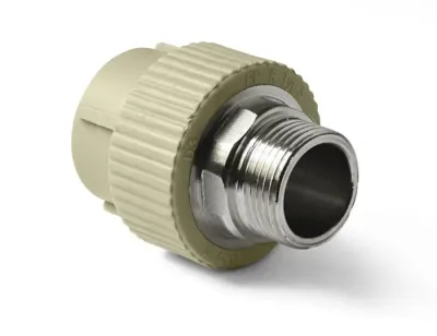 П/п муфта комб. под ключ нр 50х1 1/2" серая pro aqua