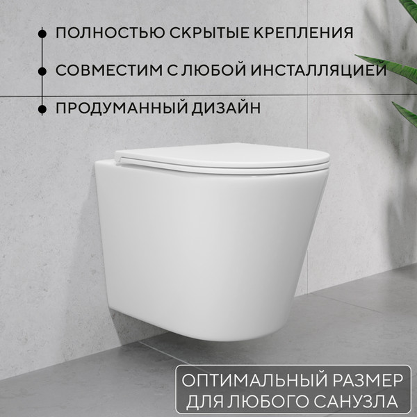Унитаз подвесной Lauter Longer 2110822