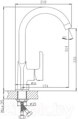 Смеситель Haiba HB70805-7