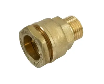Ниппель латунный компрессионный нр ду 32х1" general fittings