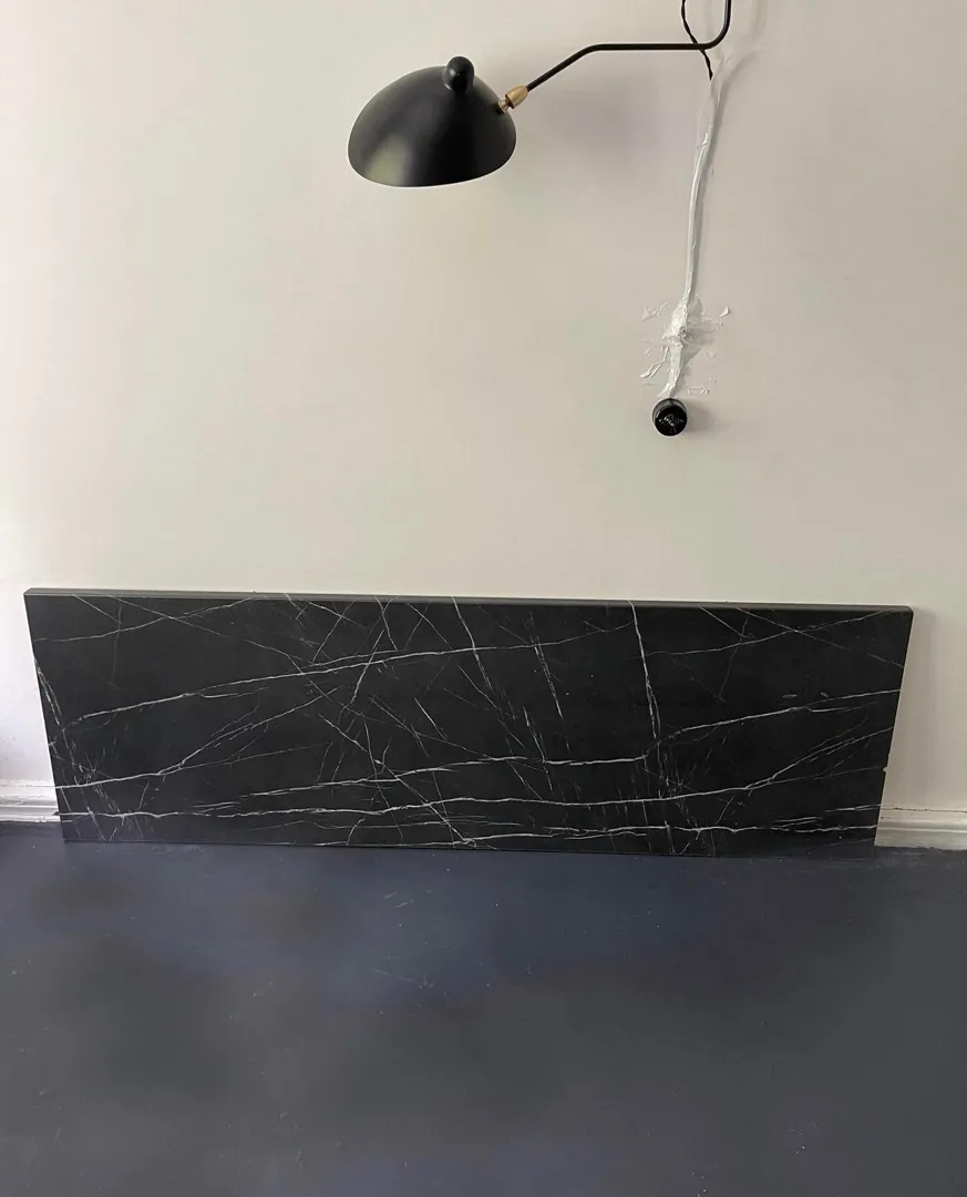 Столешница egger 1840x600x34 мм камень пьетра гриджиа чёрный