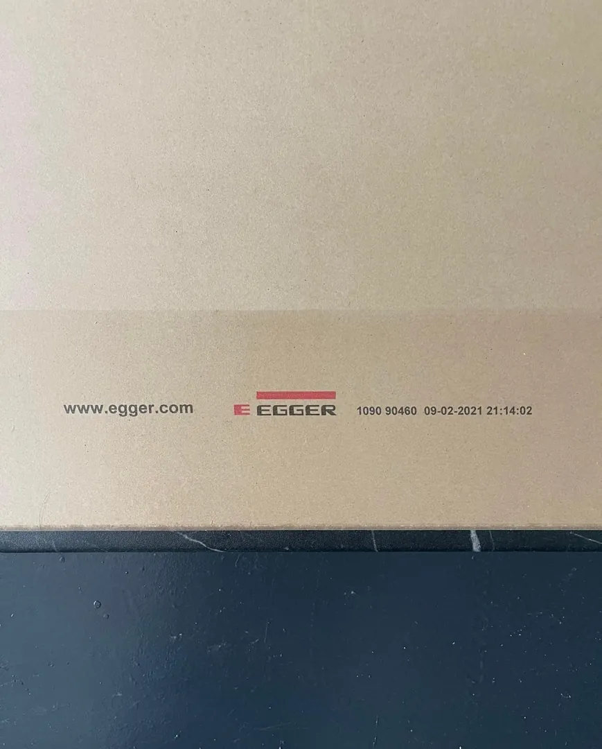 Столешница egger 1840x600x34 мм камень пьетра гриджиа чёрный