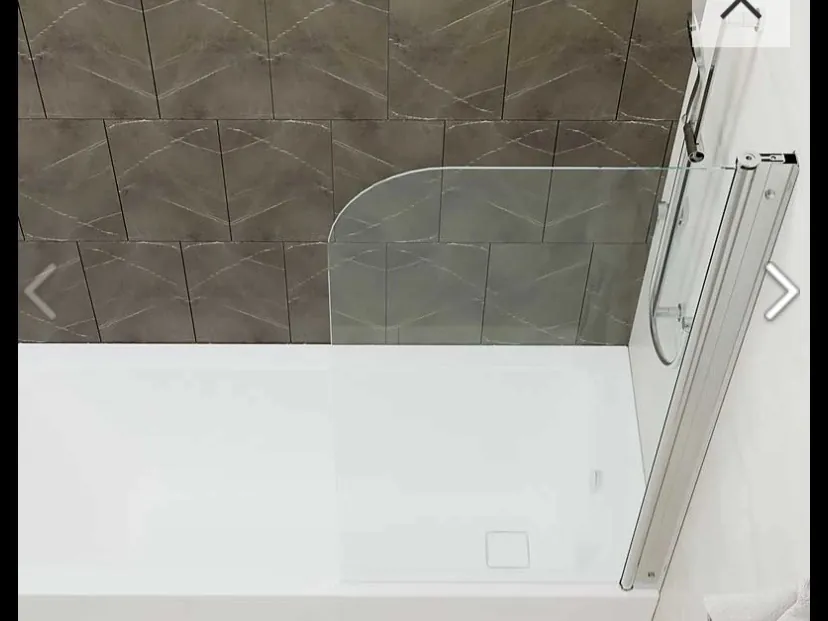 Стеклянная шторка для ванны Triton Соло 75x140