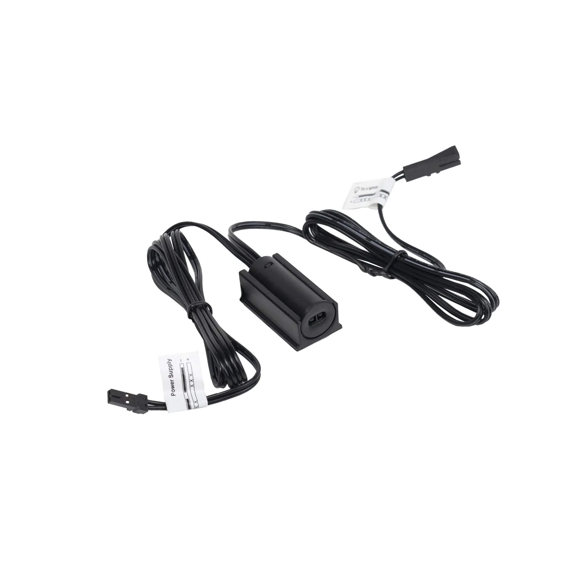 Выключатель бесконтактный на движение (на взмах руки), врезной/накладной, 12/24V.60W/100W, черн, AKS