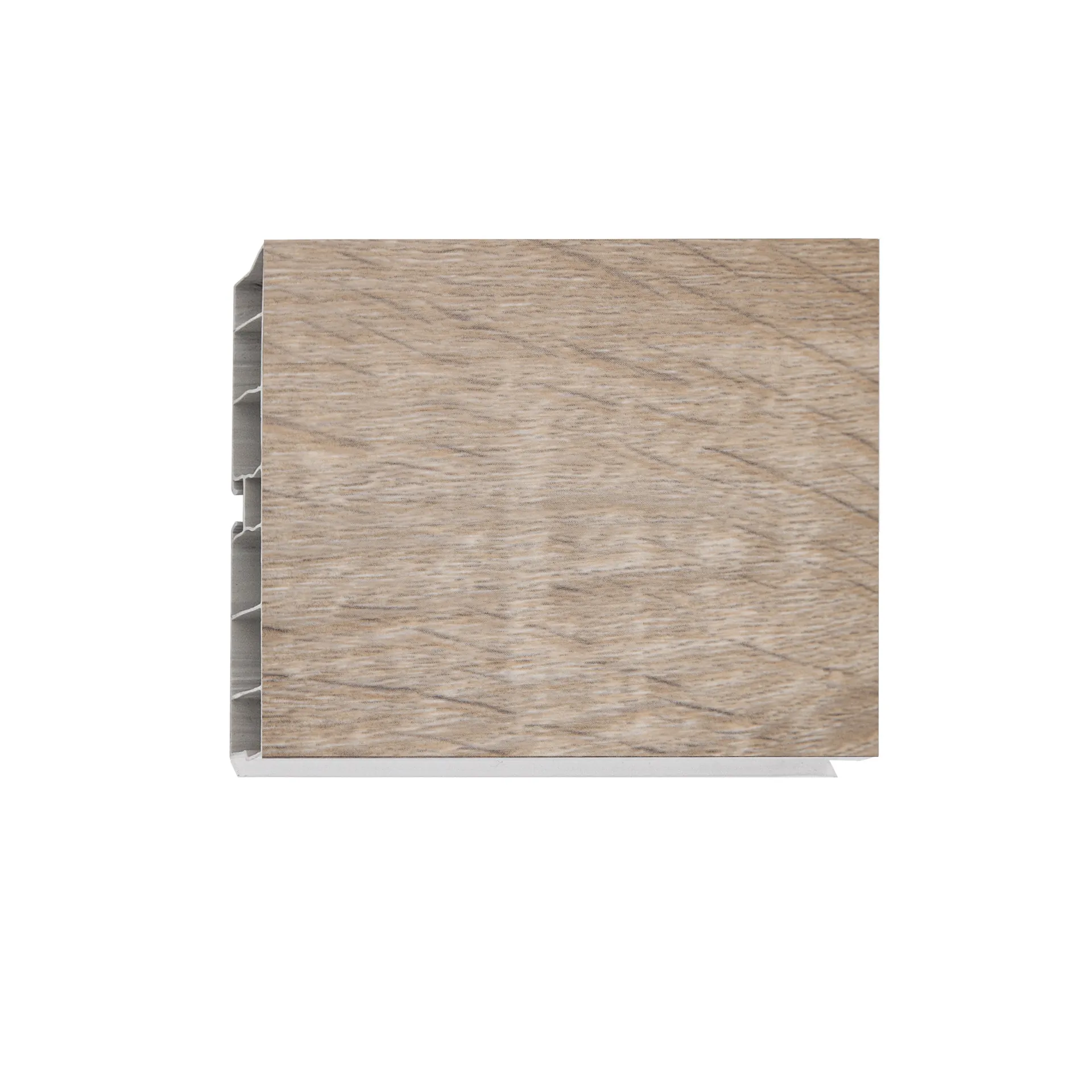 Цоколь мебельный ПВХ h=100 дуб сонома L=3200мм, РФ