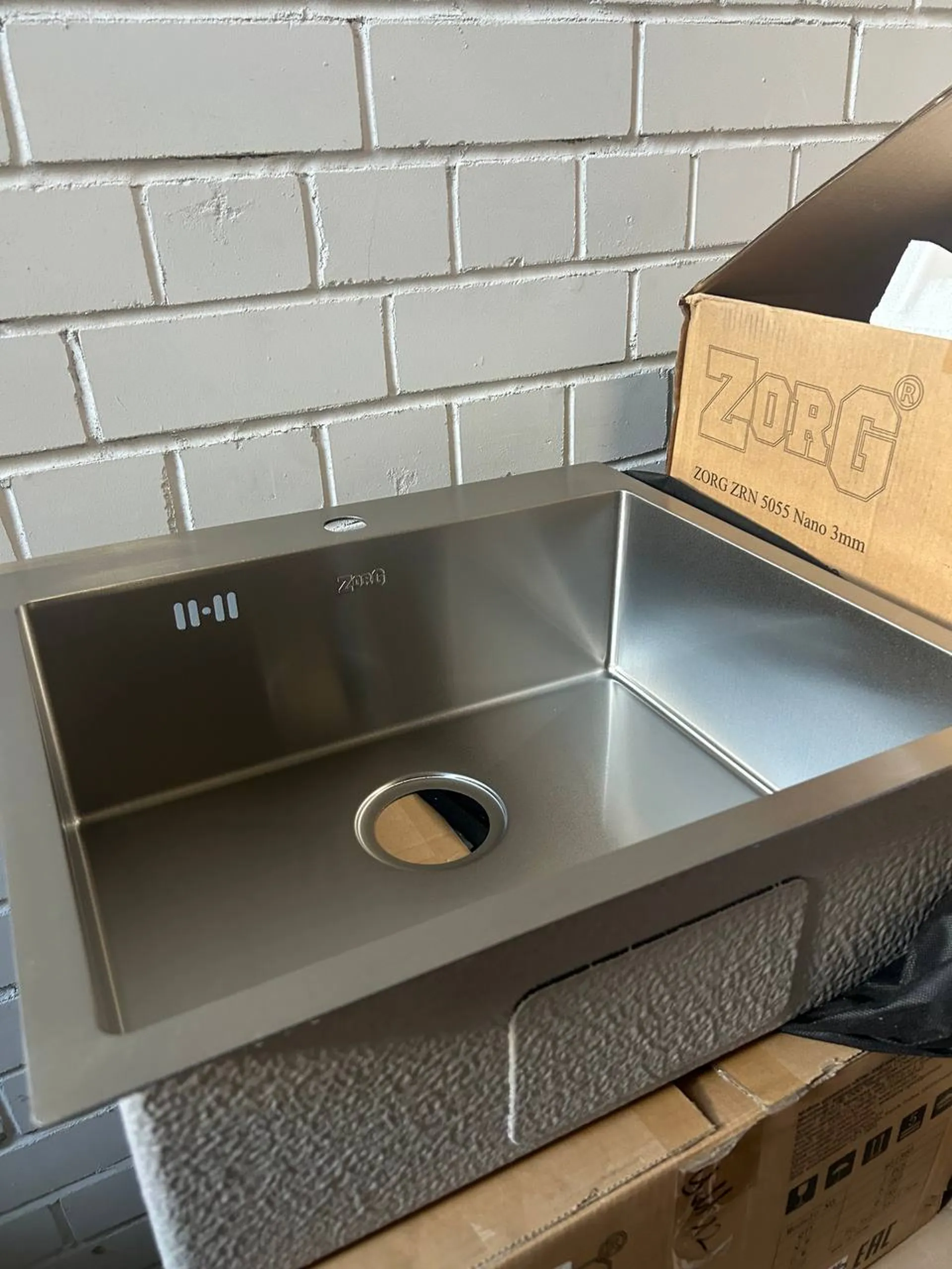 Мойка ZORG ZRN 5055 Nano 3 мм