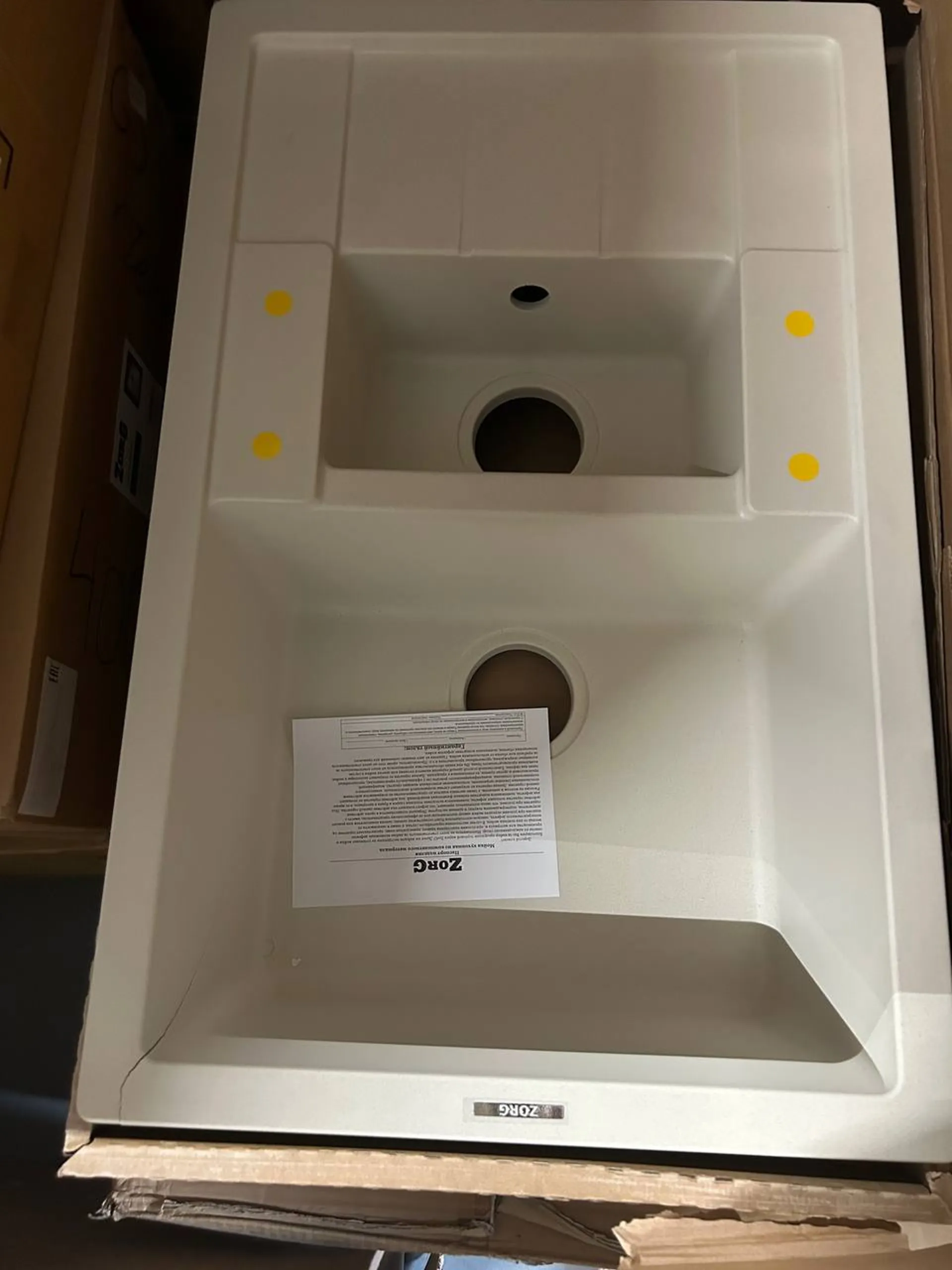 Мойка ZORG Luka 78-2 сливочная ваниль