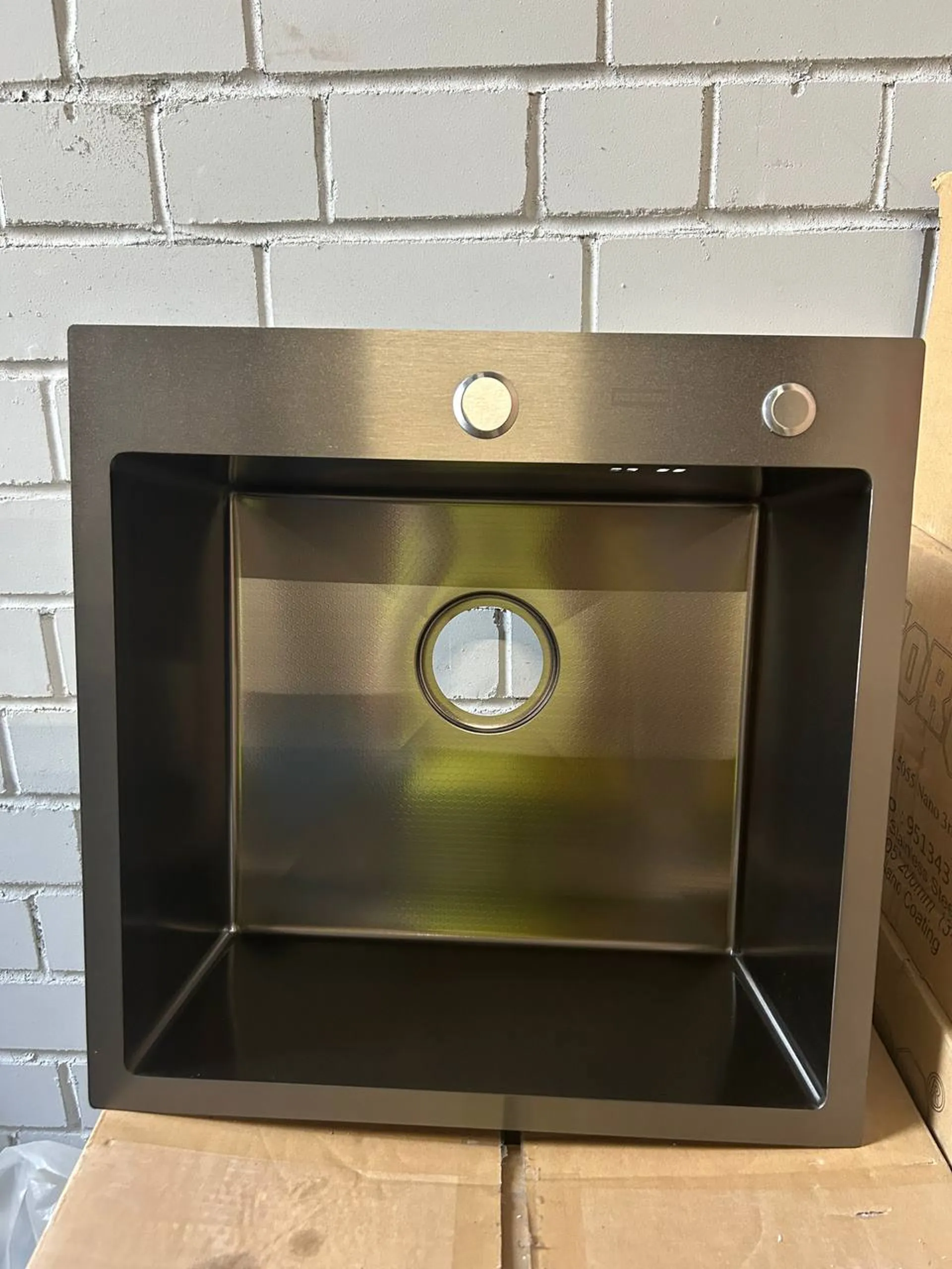 Мойка ARFEKA ECO AR 500*500 BLACK PVD NANO DECOR