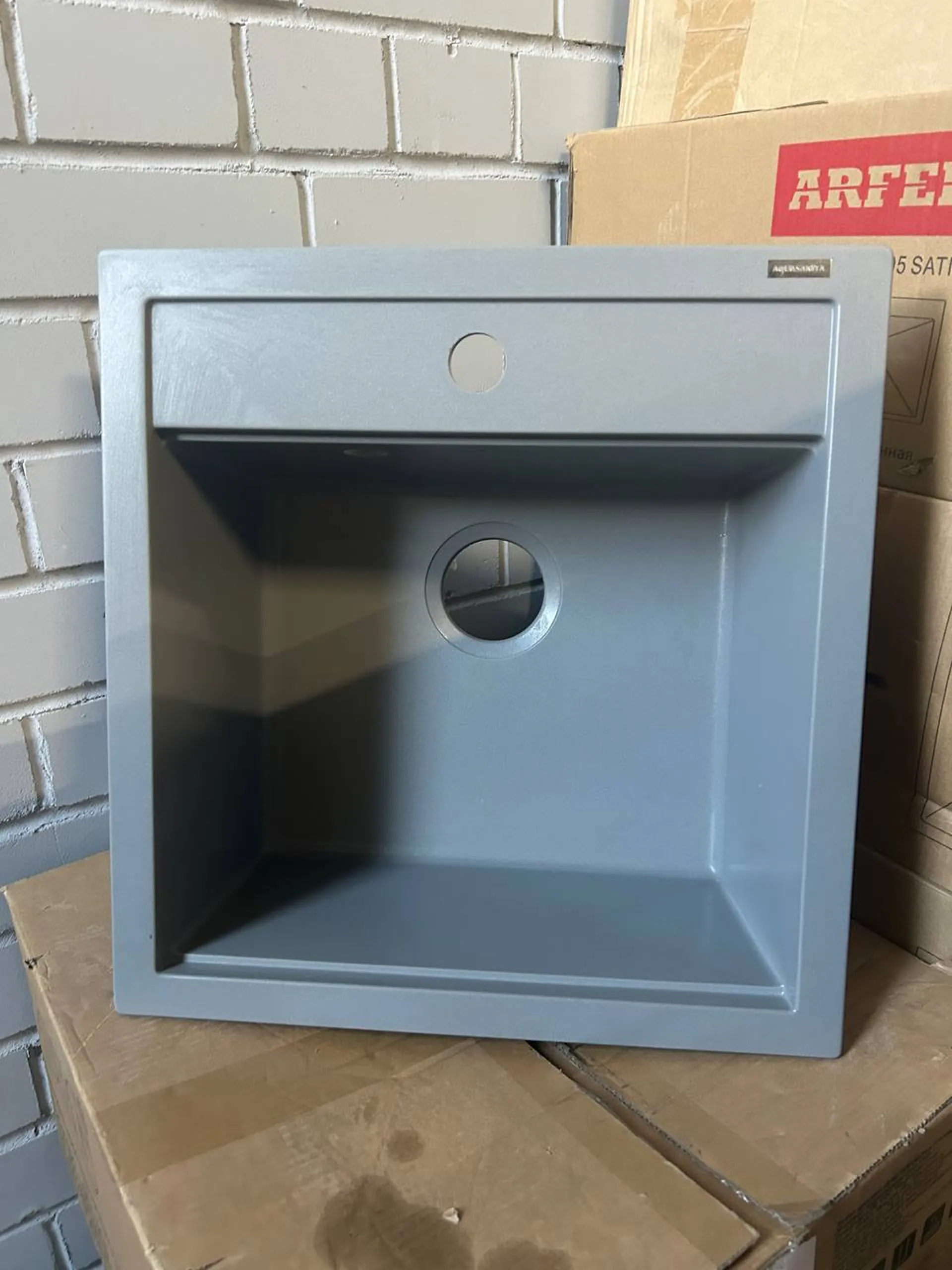 Мойка AquaSanita Tesa SQT 100 221 W Light grey