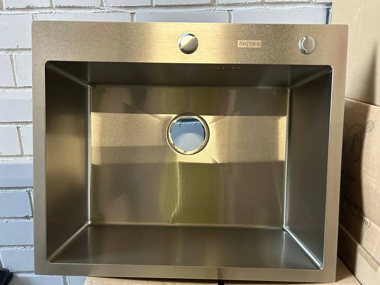 Мойка ARFEKA ECO AR 600*500 SATIN NANO.