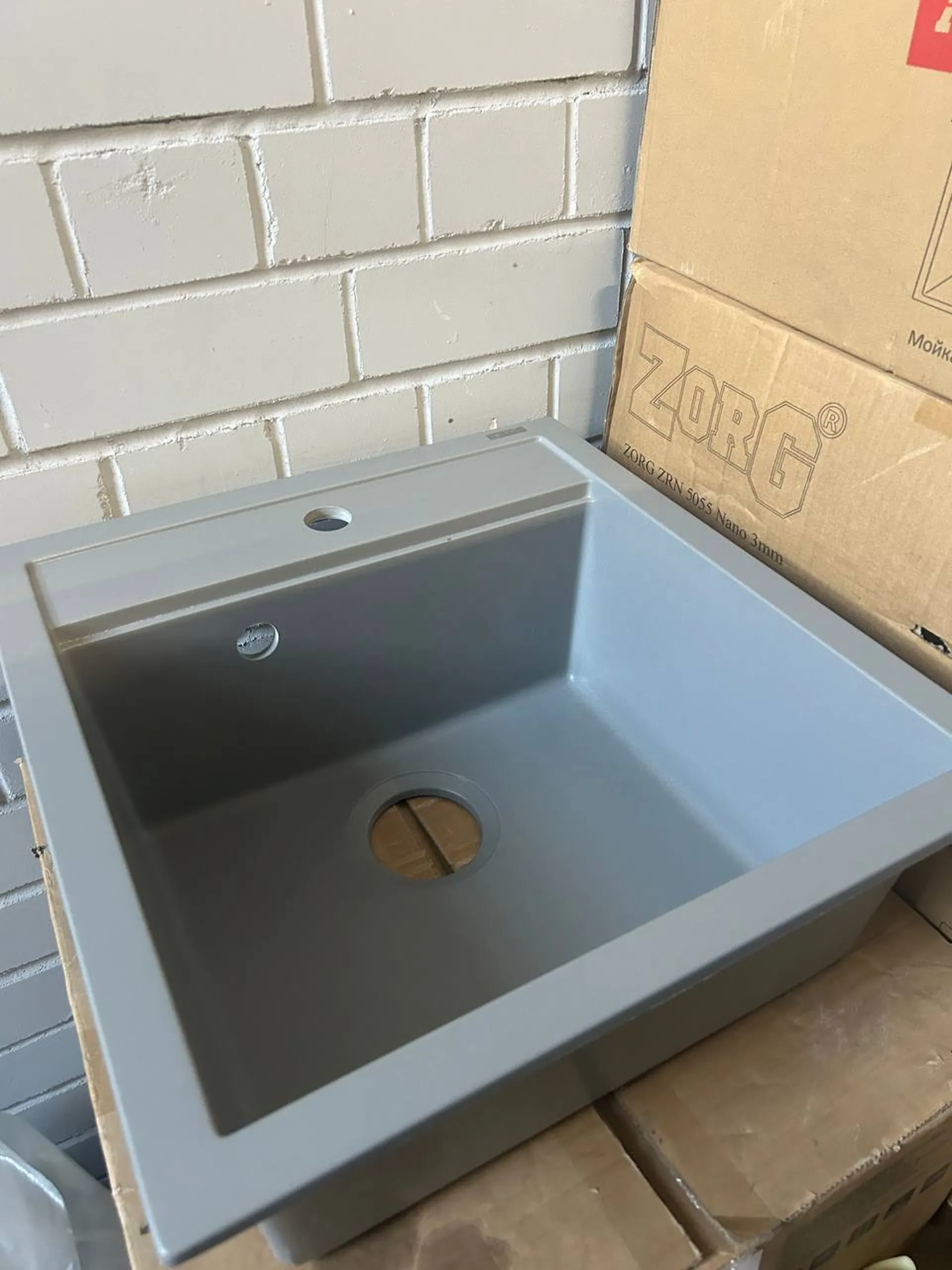 Мойка AquaSanita Tesa SQT 100 221 W Light grey