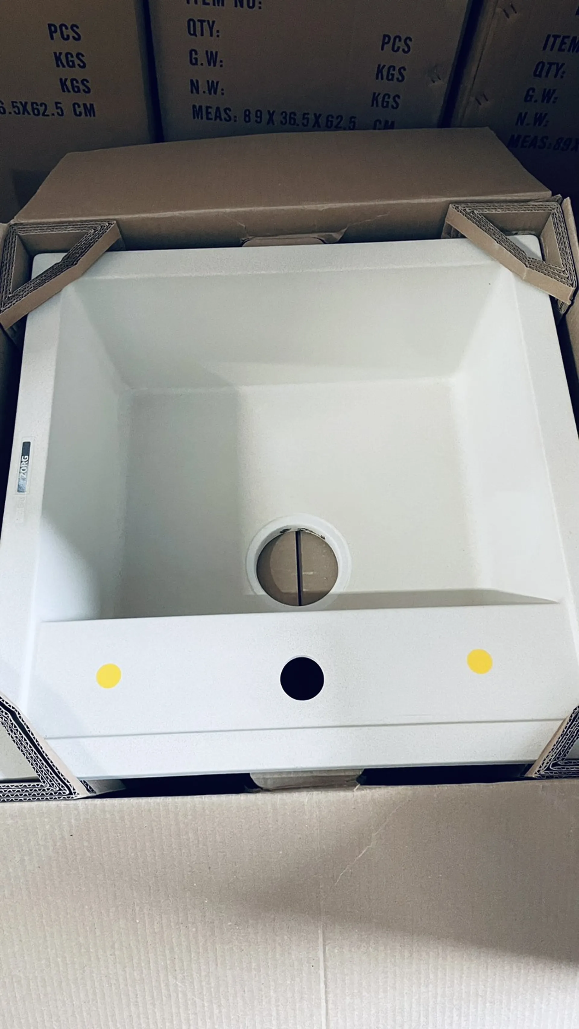 Мойка ZORG Como 51 белый камень