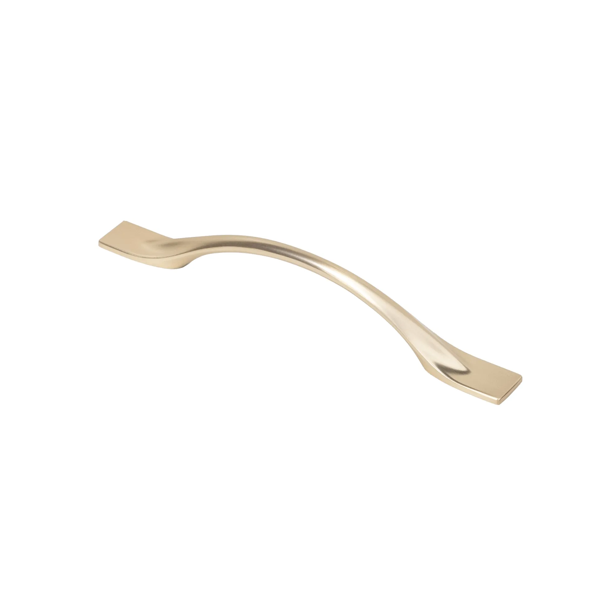 Ручка меб. скоба мет. GRACE 128 брашированное золото, AKS