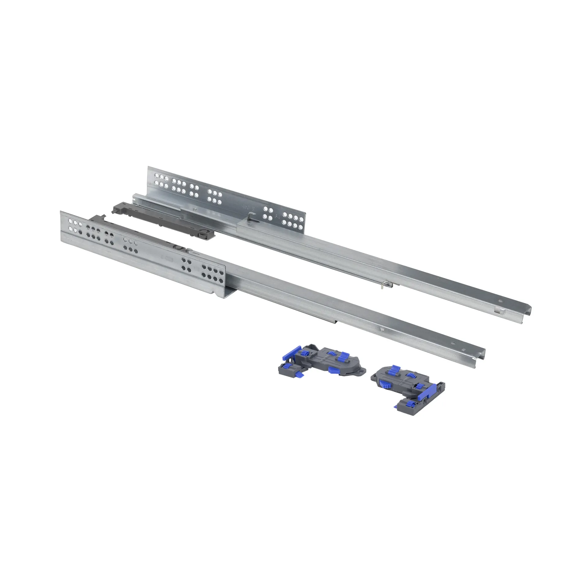 Направляющая скрытого монтажа L-500 push to open ДСП до19mm с замками PRIME by AKS 3D