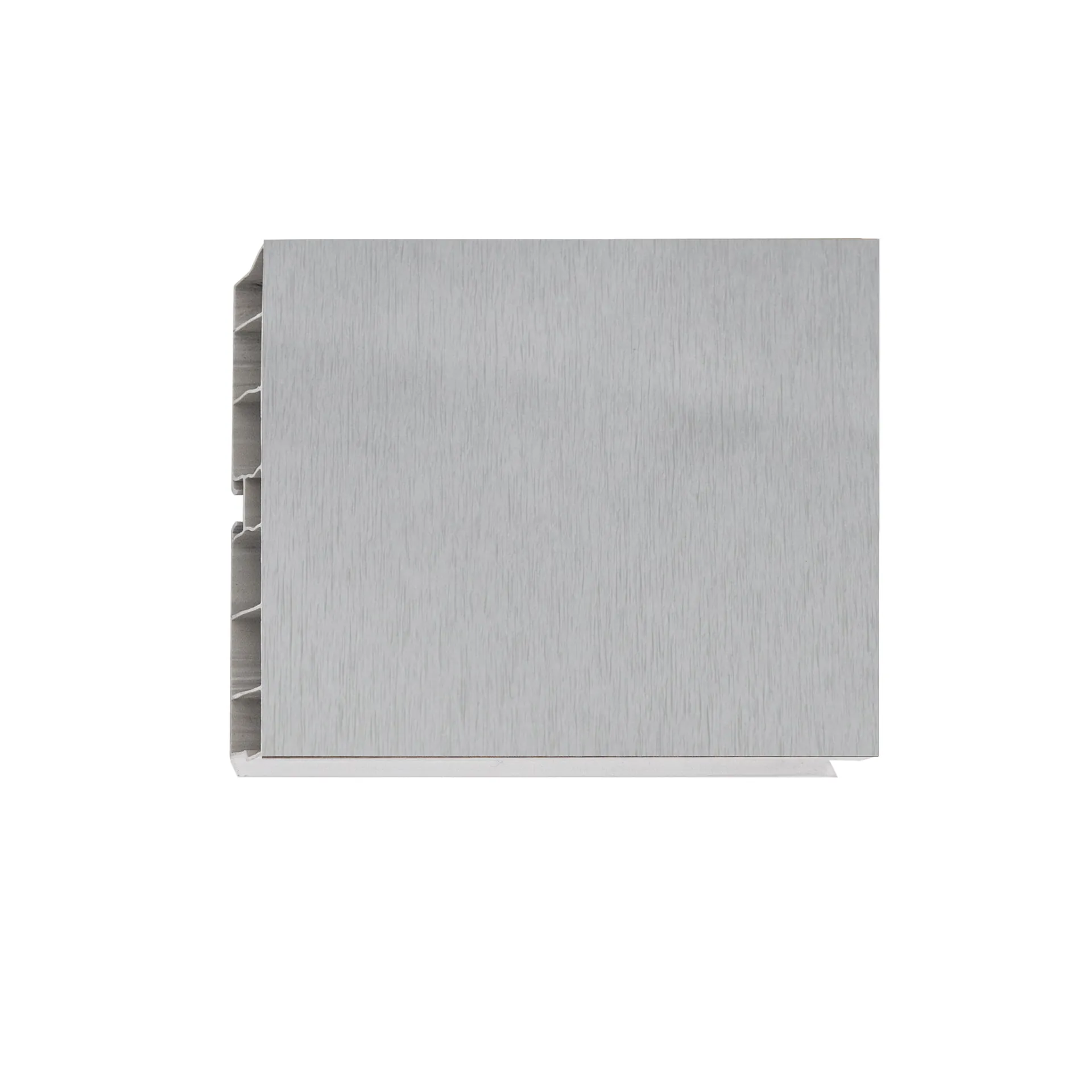 Цоколь мебельный ПВХ h=100 титан новый L=3200мм, РФ