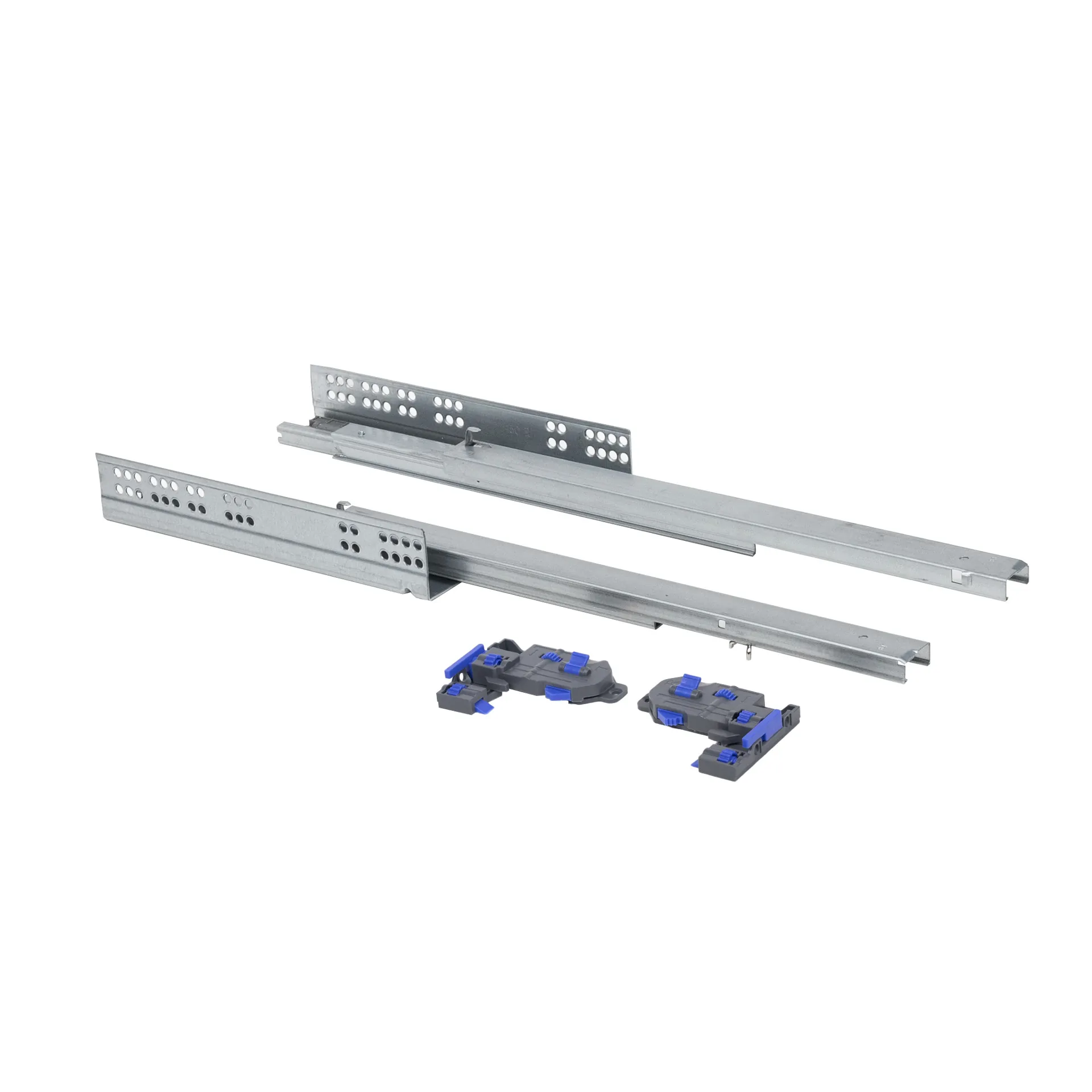 Направляющая скрытого монтажа L-350 push to open ДСП до19mm с замками PRIME by AKS 3D