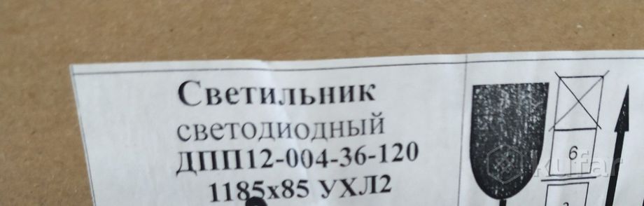 Светодиодный пылевлагозащищенный светильник