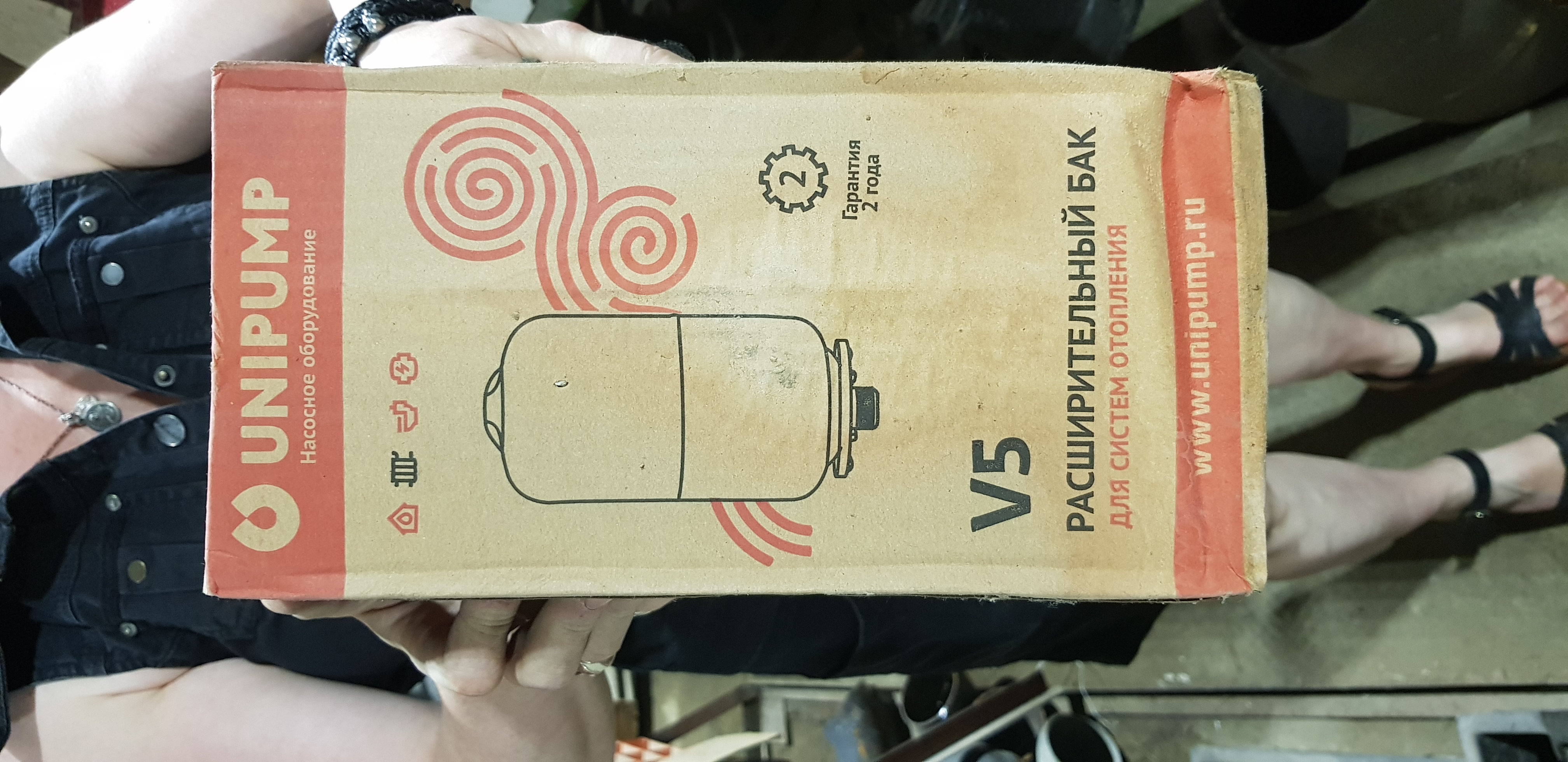 Расширительный бак unipump v5 для систем отопления (5 литров)