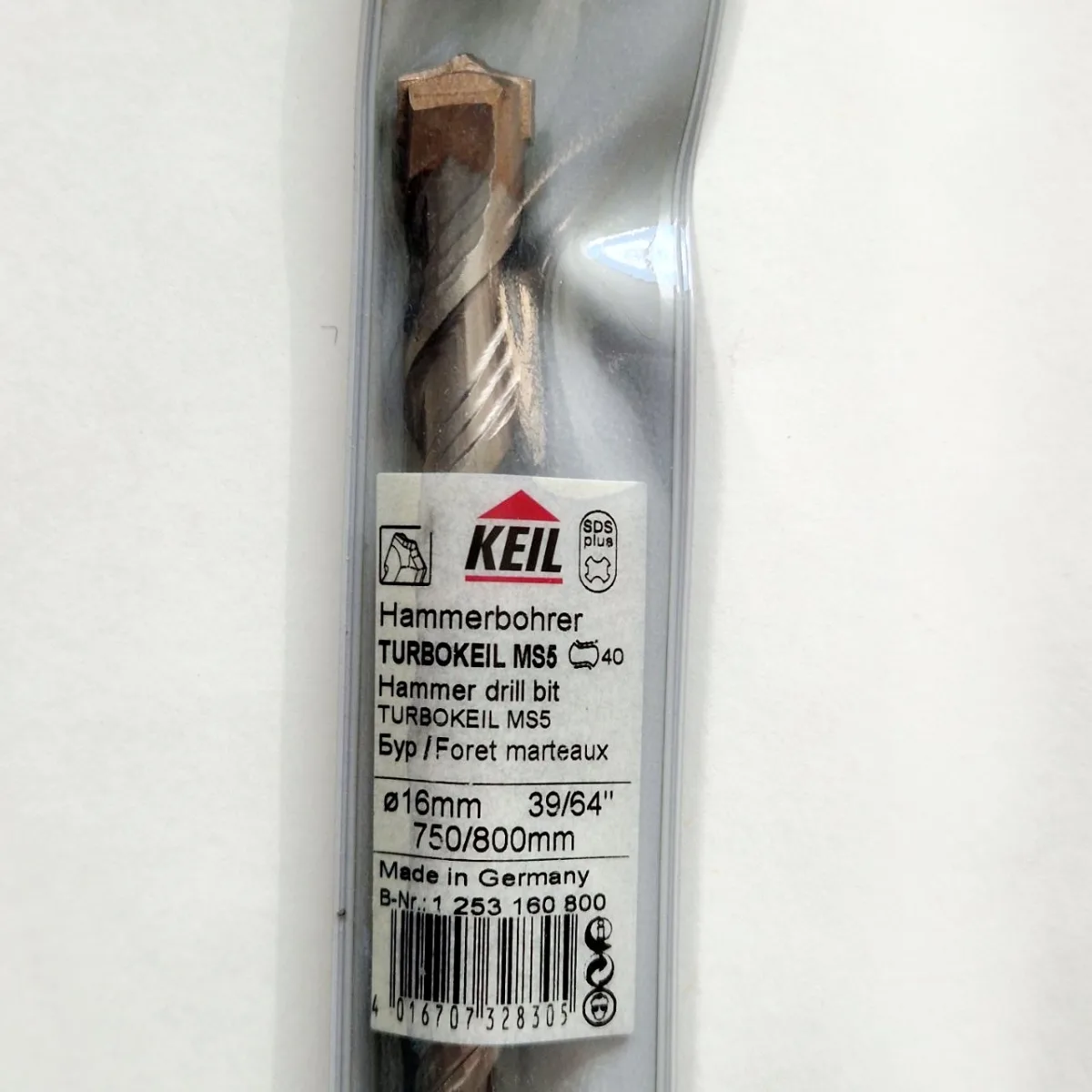 Бур по бетону keil d 16,00x750x800 мм