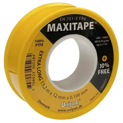 Лента фум "maxitape" 12 мм х 0,1 мм (l=13,2 м) unipak