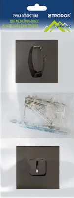 Ручка дверная Trodos BK серия 03 Slim