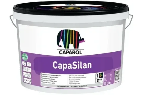 Водно-дисперсионная интерьерная силиконовая краска премиум-класса caparol capasilan pro (база 1, белая)