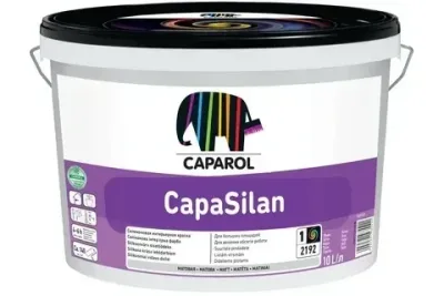 Водно-дисперсионная интерьерная силиконовая краска премиум-класса caparol capasilan pro (база 1, белая)