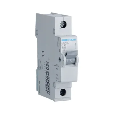 Автоматический выключатель  hager my132 1p c 32 a 4,5 кa