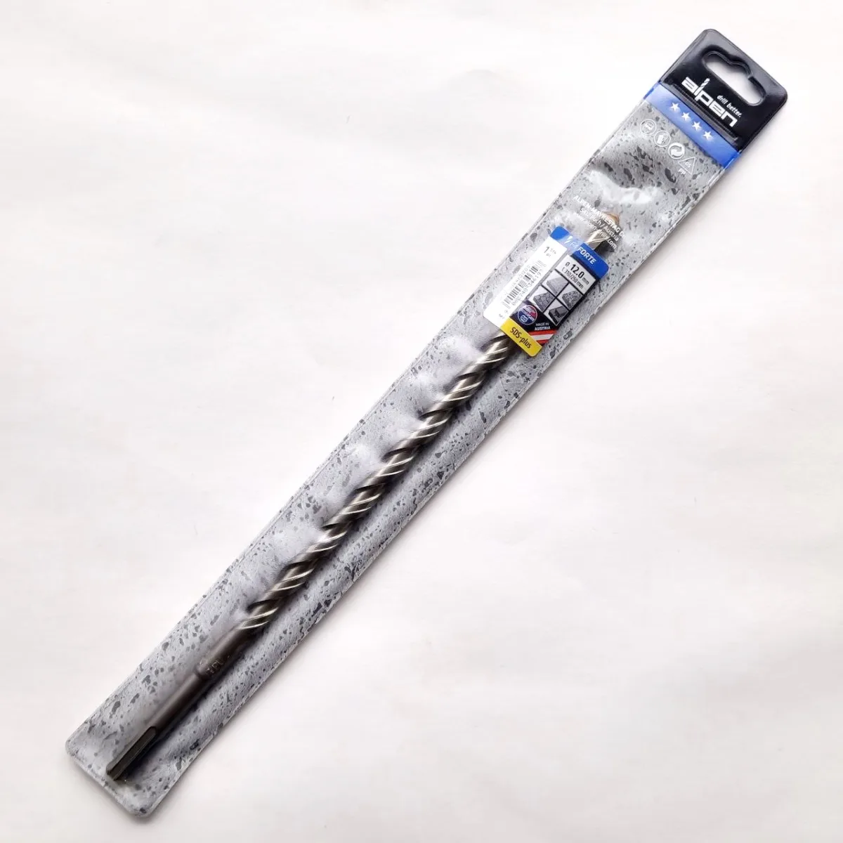 Бур по бетону alpen d 12,00x250x310 мм