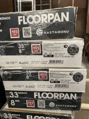 Ламинат Kastamonu Floorpan Black BLA003, 33 класса, толщина 8 мм