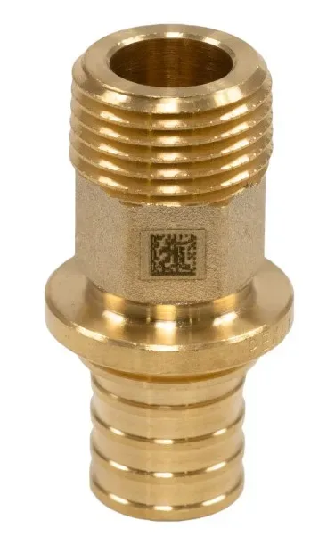 Переходник латунный pe-x нр ду 20х1/2" рехау
