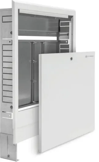 Шкаф коллекторный встраиваемый swp-op 10/3 (750-850х580х110-165) арт. 1446117003 (1300-ор) kan