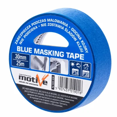 Малярная лента motive blue masking tape 30 мм×25 м, 020328