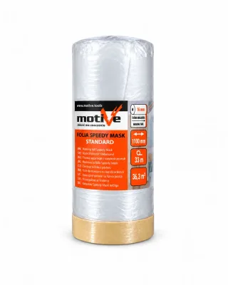 Укрывная защитная плёнка motive speedy mask standard 1100 мм × 33 м, 010170